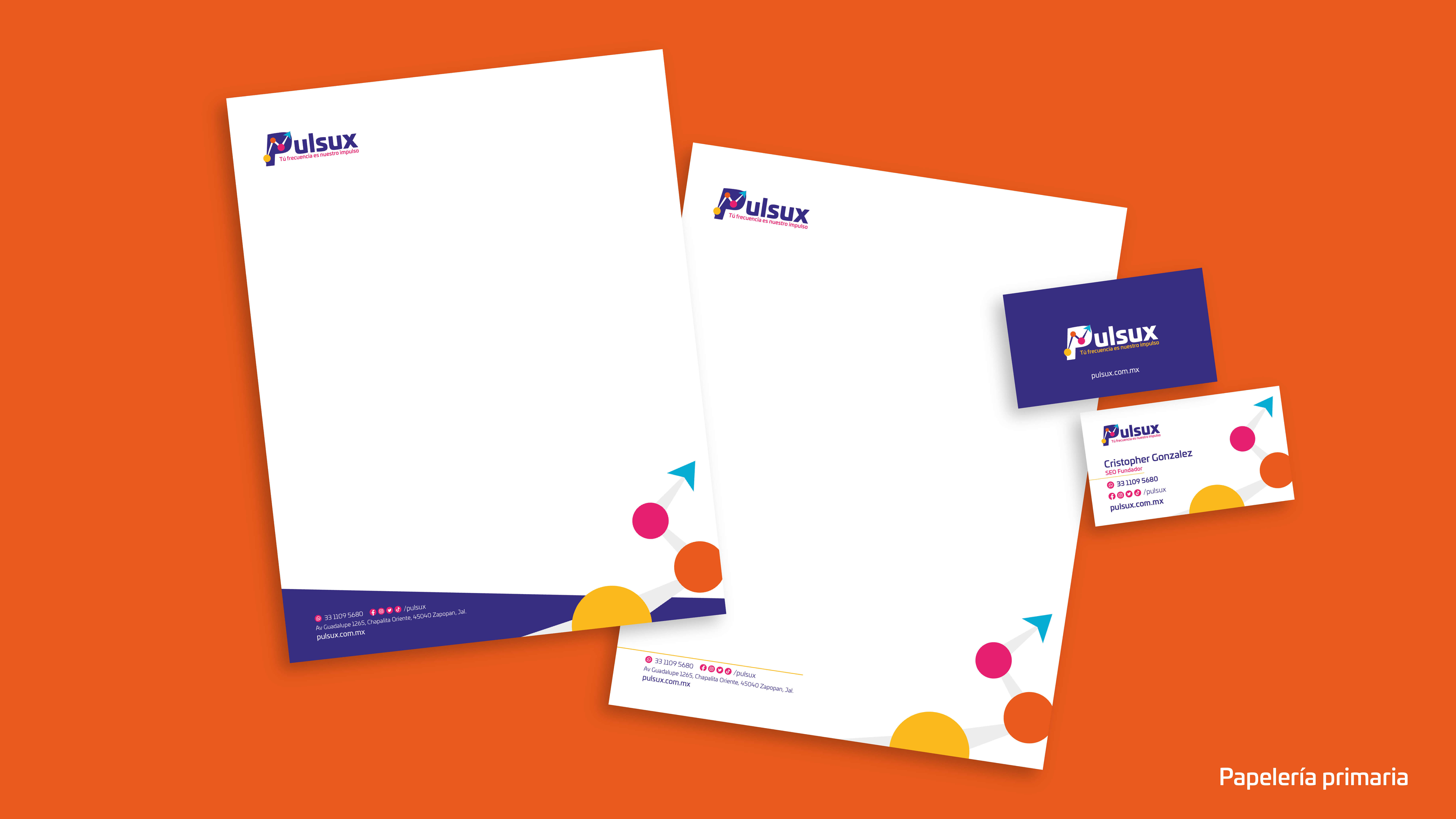 Diseño de identidad visual para empresa tecnológica en México