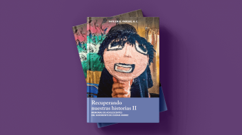 Diseño de portada de libro comunitario en Ciudad Juárez