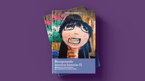 Diseño de portada de libro comunitario en Ciudad Juárez
